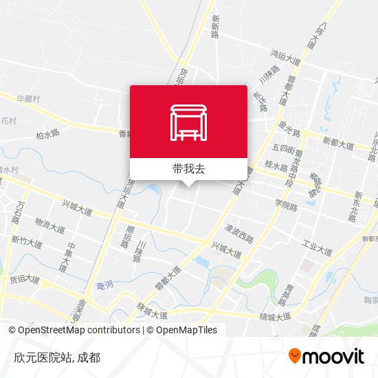 欣元医院站地图
