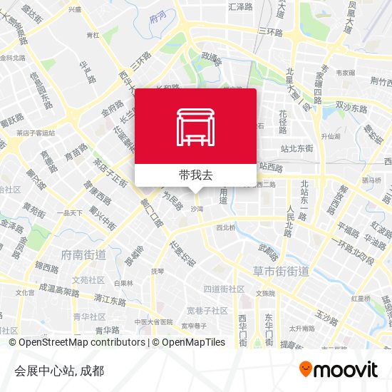 会展中心站地图