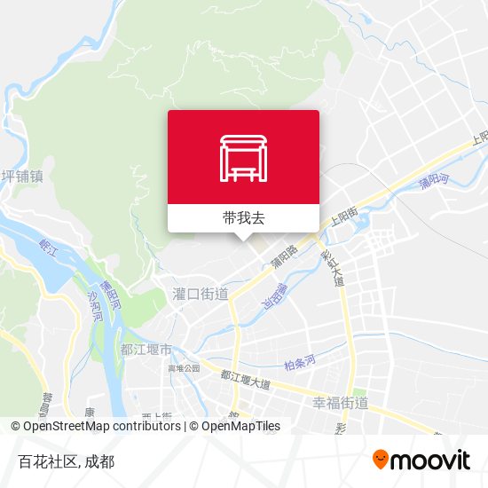 百花社区地图