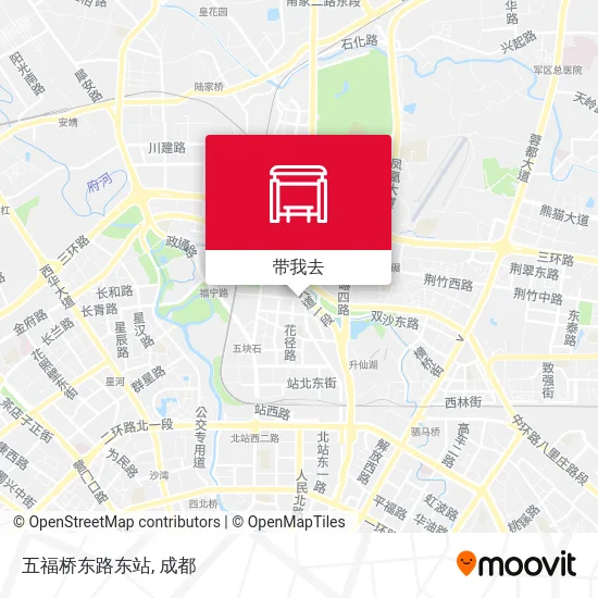 五福桥东路东站地图