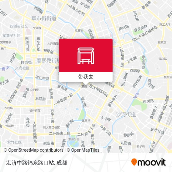 宏济中路锦东路口站地图