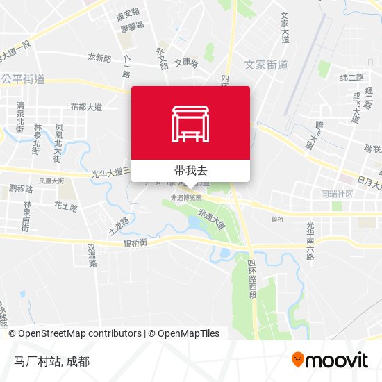 马厂村站地图