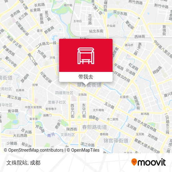 文殊院站地图