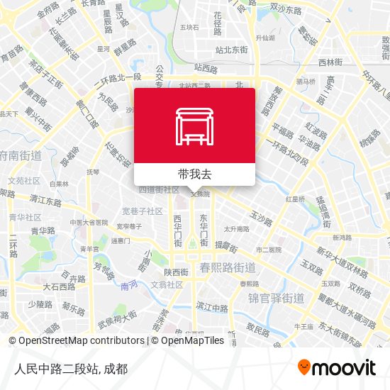 人民中路二段站地图