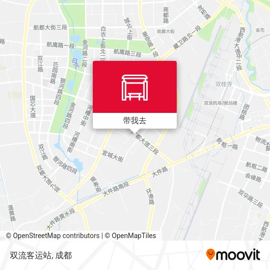 双流客运站地图