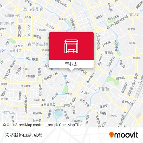 宏济新路口站地图