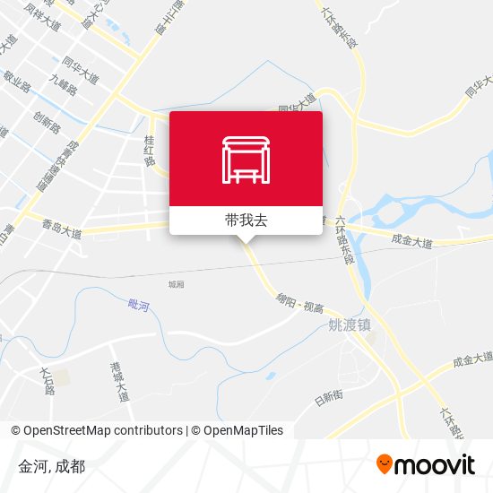 金河地图