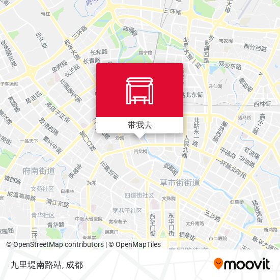 九里堤南路站地图