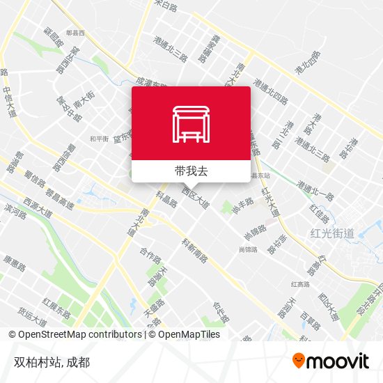 双柏村站地图
