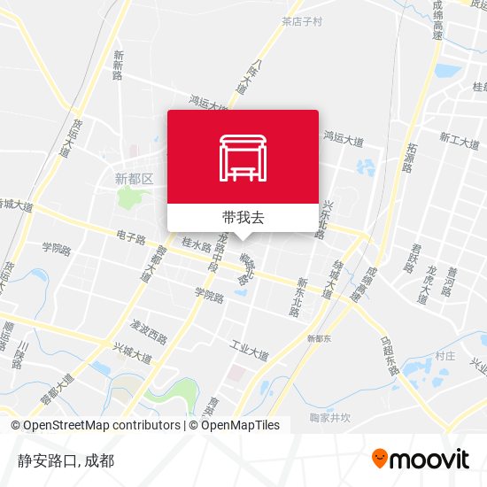 静安路口地图