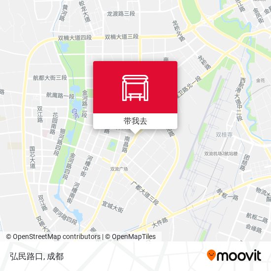 弘民路口地图