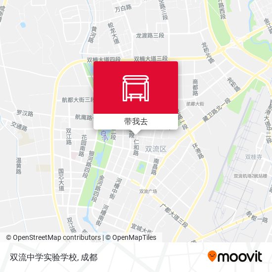 双流中学实验学校地图