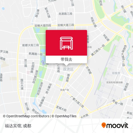 福达宾馆地图