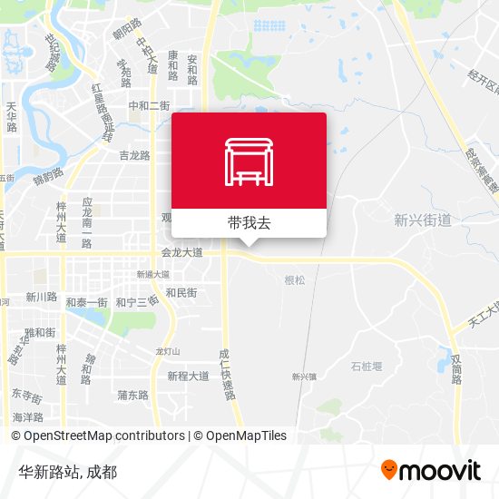 华新路站地图