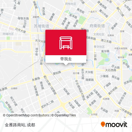 金雁路南站地图