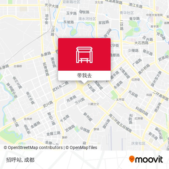 招呼站地图