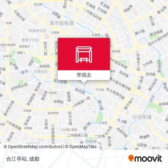 合江亭站地图