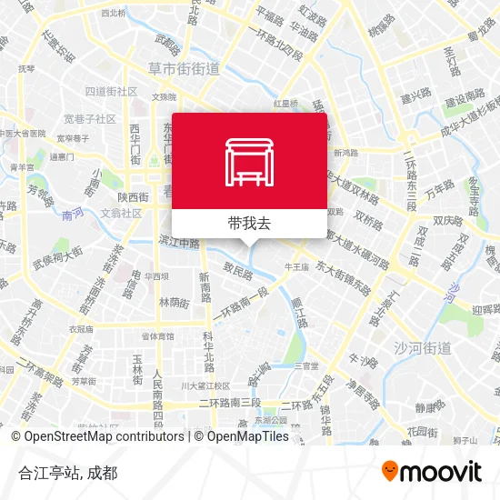 合江亭站地图