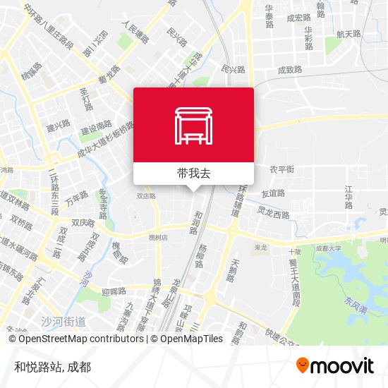 和悦路站地图