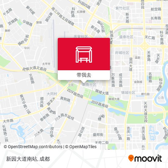 新园大道南站地图