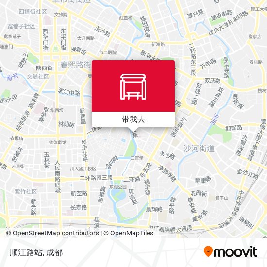 顺江路站地图