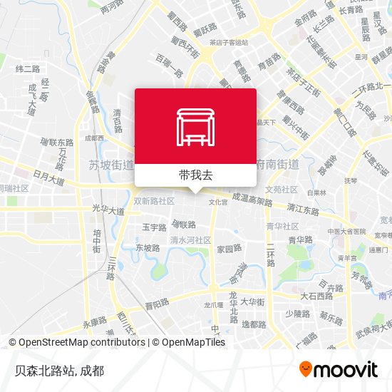 贝森北路站地图