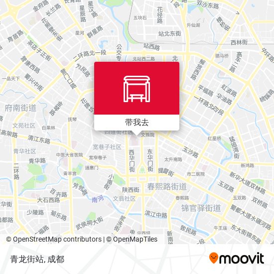 青龙街站地图