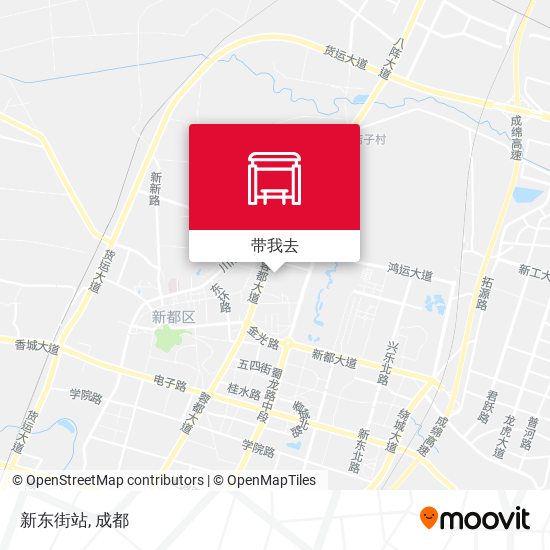 新东街站地图