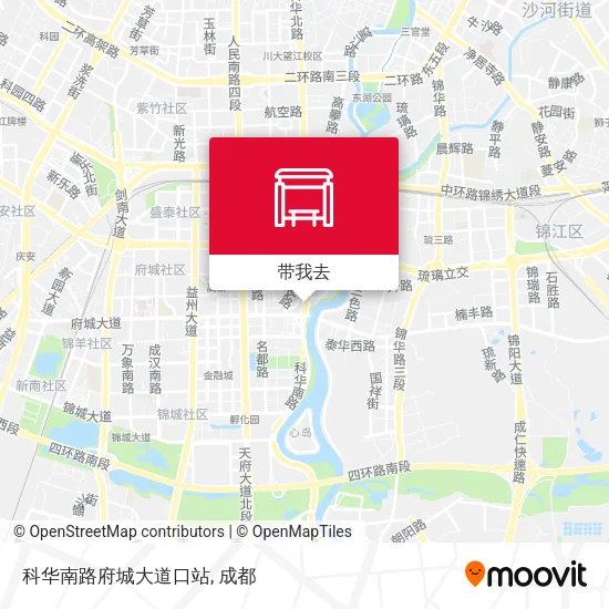 科华南路府城大道口站地图