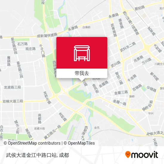 武侯大道金江中路口站地图