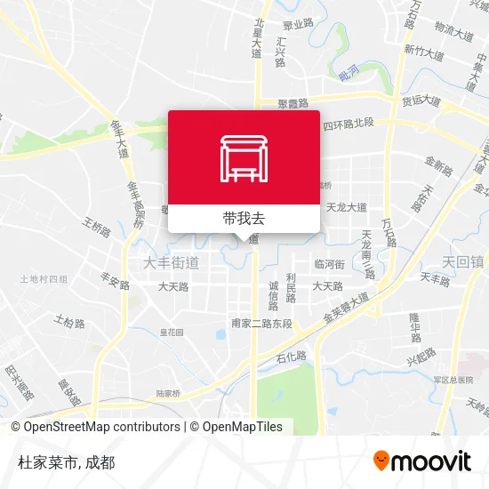 杜家菜市地图