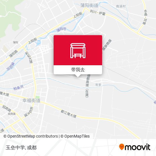 玉垒中学地图