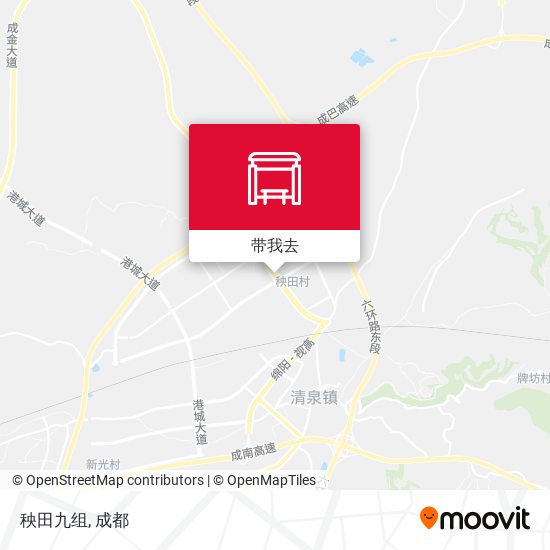秧田九组地图
