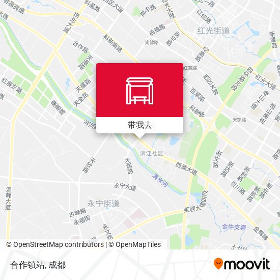 合作镇站地图