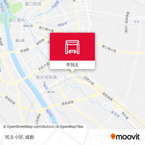 民主小区地图