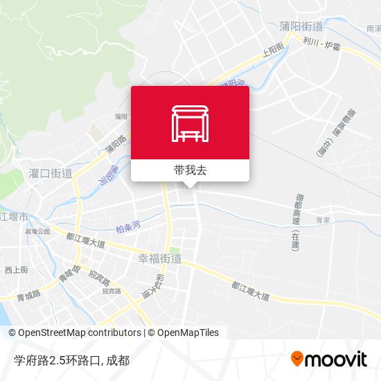 学府路2.5环路口地图