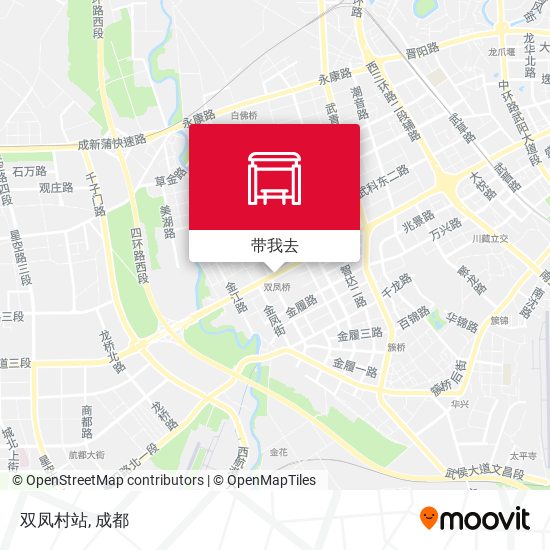双凤村站地图
