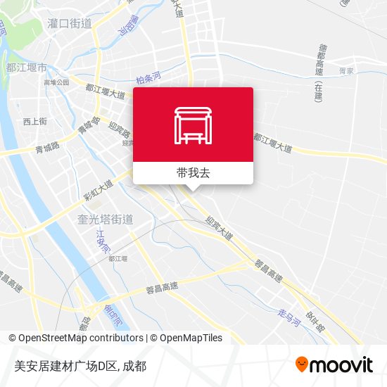 美安居建材广场D区地图