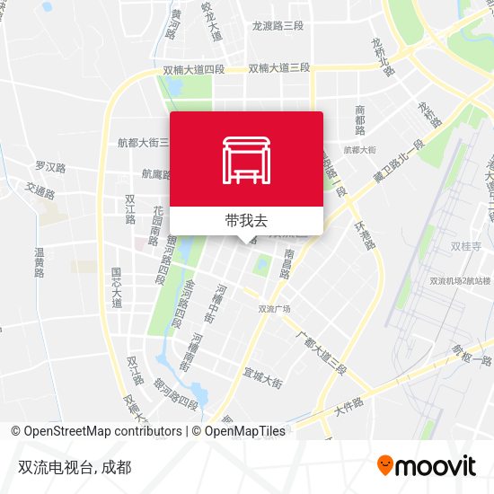 双流电视台地图
