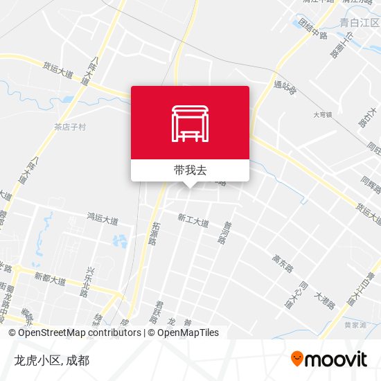 龙虎小区地图