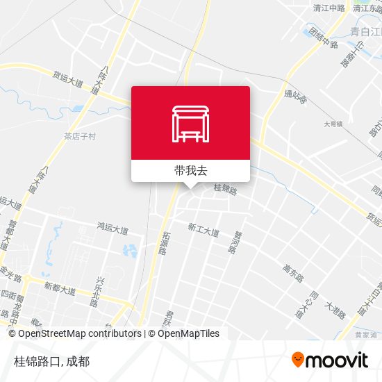 桂锦路口地图