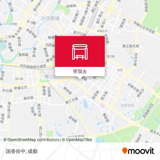 国香街中地图