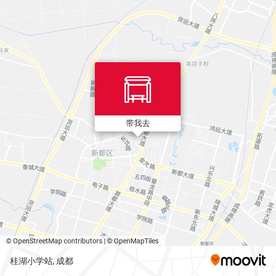 桂湖小学站地图