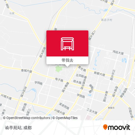 谕亭苑站地图