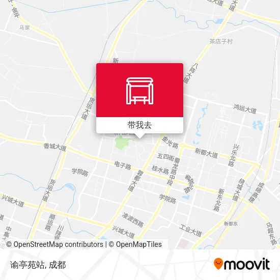 谕亭苑站地图