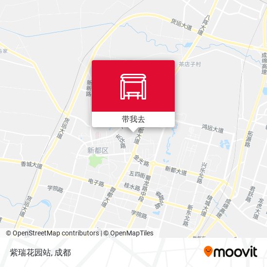 紫瑞花园站地图