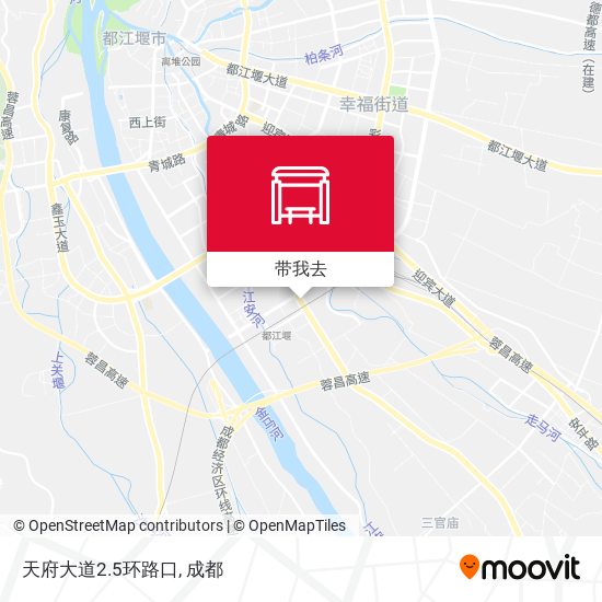 天府大道2.5环路口地图