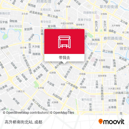 高升桥南街北站地图