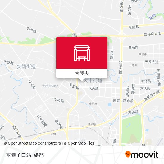 东巷子口站地图