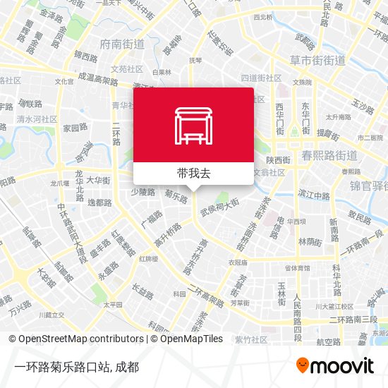 一环路菊乐路口站地图